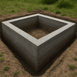 Монолитный ростверк под каркасный дом